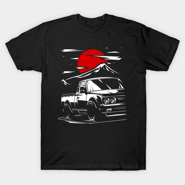 Datsun 620 King Cab Truck T-Shirt by racingfactory